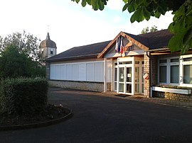 The town hall in Quincey
