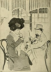 "Temporary acquaintance", 1910
