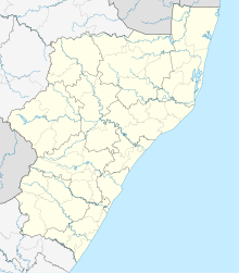 Battle of Rorke's Drift is located in KwaZulu-Natal