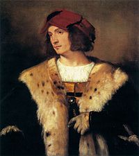 Titian, Portrait of a Man in a Red Cap, c. 1516[233]