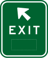 (GE2-4) Exit (with supplementary number)