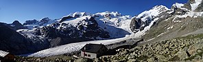 Bernina-Alpen mit Biancograt