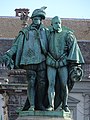 Statue of Egmont and Hoorne, Square du Petit Sablon/Kleine Zavelsquare, Brussels