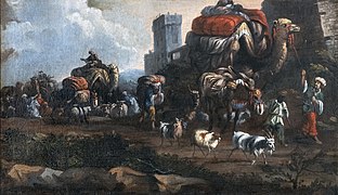 Paesaggio con Carovana by Johann Anton Eisman