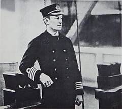 Jackson in 1897 when he was carrying out his early experiments on HMS Defiance