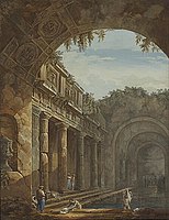 Baths in ruins, n.d., Louvre