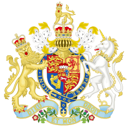 Coat of arms used from 1801 to 1816 as King of the United Kingdom