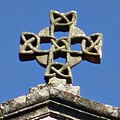 Four triquetras forming a "Carolingian cross" in the church of Santa Susanna in Galicia (11th/12th century[cite?]).