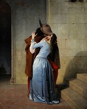 The Kiss by Francesco Hayez (1859)