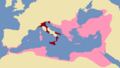 Byzantine Exarchate of Ravenna (584-751 AD) in 600 AD.
