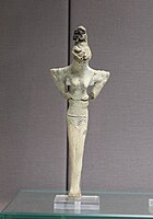 Female figurine; clay; c. 5200 – c. 4200 BC; Tell el-Muqayyar