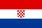 2:3 Flagge der Banschaft Kroatien