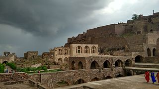 Golconda fort from inside