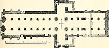 Florr plan of St Magnus Cathedral, Kirkwall Orkney
