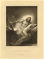 Jupiter appearing at Semele's side while the young woman is sleeping; after Girodet 1826
