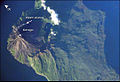 Kanaga Island with Kanaga Volcano seen from space