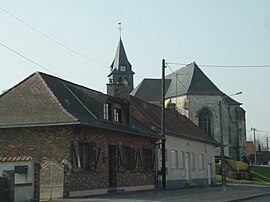 The church in Le Boisle
