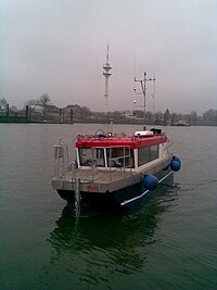 Hydrographisches Vermessungsboot Level-A der HCU in Wedel (Foto: Böder)
