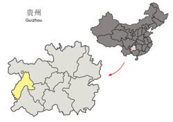 Liupanshui in Guizhou