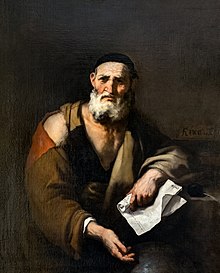 A painting of Leucippus