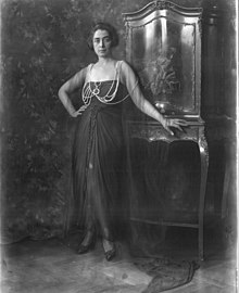 Princess Martha Bibescu, née Martha Lucia Lahovary (1886-1973), photographed in London, 9 July 1920