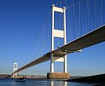 Severn Bridge and Aust Viaduct, First Severn Crossing
