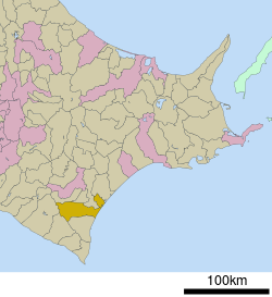 Location of Taiki in Hokkaido (Tokachi Subprefecture)