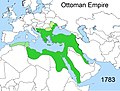 Ottoman Empire (1299–1922 AD) in 1783 AD.