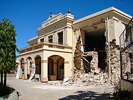 Destroyed town hall of Tubigon