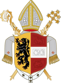 Wappen des Erzstifts und Erzbistums Salzburg (modernisiert)