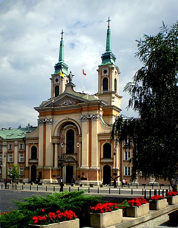 Formerly the church of the Collegium Nobilium, the Russian Empire turned the structure into a Russian Orthodox church. After 1918 it became the Field Cathedral of the Polish Army and currently all major military religious feasts in Warsaw are held there.