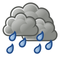 Vorhersage­symbol: „Regen­schauer“