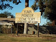 Yuma Pioneer Cemetery.