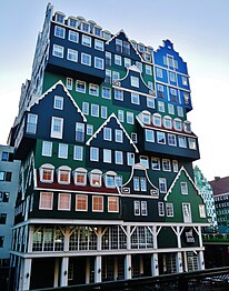 Hotel Zaandam, Amsterdam, the Netherlands, inspired by Dutch 16th and 17th century canal houses, by Wam Architecten, 2010[184]