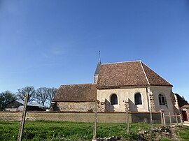 The church in Saint-Jean-de-Rebervilliers