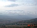 Mount Hermon or Alsheikh as seen from Al-Bireh