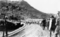 Image 13Armed vigilantes deport striking copper miners during the Bisbee Deportation in Bisbee, Arizona, July 12, 1917.