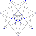Alternative drawing of Brinkmann Graph.