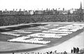 Die große Sportschau der Jugend nach der Eröffnung der Weltfestspiele am 5. August 1951