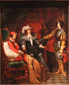 Cinq-Mars Surrendering his Épée to Louis XIII (1836–37)