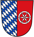 Silber und Blau schräg geweckt (kurpfälzische Rauten (Wecken), Neckar-Odenwald-Kreis)