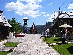 Küstendorf ethno village recreation by Emir Kusturica near Mokra Gora, 2004