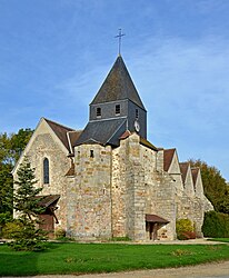 The church in Villiers-sur-Seine