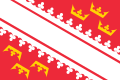 The official flag of Alsace 2008–present