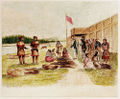 Image 15Fur trading at Fort Nez Percés in 1841 (from Washington (state))