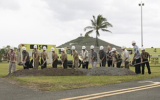 Groundbreaking ceremony for the Marine Corps Air Station Operations Complex on Oahu, Hawaii