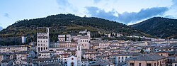 Panorama of Gubbio