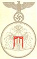 Großes Wappen Hamburgs während des Nationalsozialismus