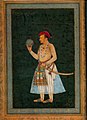 Jahangir holding a globe, 1614-1618. India.