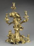 Candelabrum; by Jean Joseph de Saint-Germain; c.1750; gilt bronze; overall: 72.4 x 49.3 x 39.7 cm; Cleveland Museum of Art (Cleveland, Ohio, US)